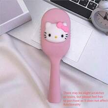 Hello Kitty Detangling Hairbrush By Sanrio - 1pc Portable Air Cushion Comb With An Adorable Cartoon Design And A Massage Feature For Effortless Styling - Multi-color - View 10