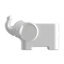 Cute Elephant Desktop Storage Box Stationery Memo Paper Holder Student Dorm Home Office Desk Organizer Multi-Function Card Holder Pen Holder Gift - View 9