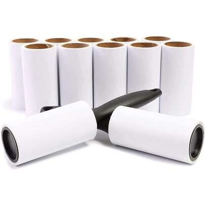 Lint Roller Refills For Pet Hair, Extra Sticky Lint Roller, Remover For Couch Clothes, 720 Sheets With 2 Handle, 12 Pack