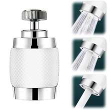 Universal Swivel Faucet Spout For Vegetable Sink, Filter, Extendable Aerator, Swing Arm Adapter, Splash-Proof Head - Two-speed Frother - View 8