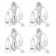 E27 Socket Power Cord With Control Switch, 3-Meter Cable For Decorative Pendant Lights - US A Type Plug(110-127V) - View 12