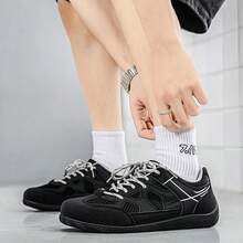 Men's New Breathable Casual Sports Shoes - Black - View 6
