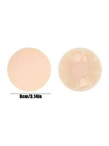 2/4pcs 8cm Petal Air Vent Nipple Covers With Storage Box, Smooth No Bra Pads For Backless Dresses And Party Wear - Multicolor - View 7