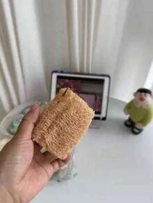 Natural Sponge Set - Exfoliating Body Cleansing Pads, Unscented, Minimalist Design, Suitable For Kitchen, Bathroom, Spa And Restaurant - Light Beige For Sensitive Skin, Spa Essential, Bath Sponge, Kitchen Cleaning Sponge, Minimalist Sponge Design, Unscented Sponge, Bath Body Sponge, Body Scrub Pad, Bathroom Accessory - Multicolor - View 6