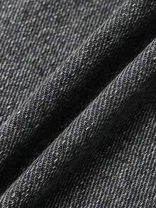 New Women's Fashion Washed Straight Leg Jeans - Dark Grey - View 5