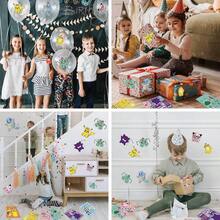 1set/8pcs Novelty Mixed DIY Character Sticker Set, Create Your Own Character Self-Adhesive Puzzle Sticker Kit, Multi-Purpose Craft Sticker Pack, Perfect For Theme Party Supplies, Holiday Gatherings, Family Game Night, Home Social Events, Holiday Gifts, Scrapbooking, Journal Decoration, Interactive Leisure Activity Props For Various Indoor Celebrations - Multicolor - View 6