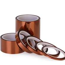 High Temperature Resistant Anti-Static Polyimide Tape, Tea Color Mylar Heat Resistant Adhesive Tape - 5mm Wide * 33m Long - View 3
