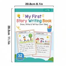 Lachilly Kindergarten Reading & Drawing & Writing Workbook, Coloring Practice Book, Creative Reading, Drawing & Writing Activity Book, Story Writing Activity Worksheets, Preschool Language Arts, Early Learning Education Workbook, Teacher Designed, Suitable For Classroom And Home Learning - Multicolor - View 4