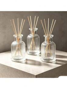 50ml Empty Home Fragrance Diffuser Bottle, Also Used For Vase Decoration, Diffuser Jar, Fragrance Accessories, For DIY Replacement Set, Party Gift (Single Bottle Without Cap) - Transparent - View 6
