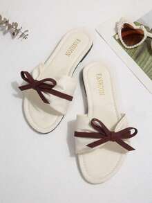 Bohemian Bow Knot Vacation - Red and White - View 11