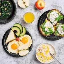 100/50/25/10/1pc Black Paper Plates, Luxury Party Plates, Suitable For Wedding, Birthday, Banquet, Picnic, Gathering, Dessert And Food Display, Disposable For Quick Table Cleanup, Holiday Party Table Decor Paper Plates - Black - View 6