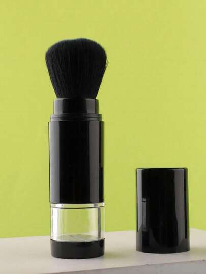 New Portable Replaceable Powder Brush, Reusable Makeup Tool, Retractable Makeup Brush, Portable & Hygienic, Replaceable Sunscreen Powder/Blush Brush, Daily Makeup Travel Body Brush, SPF Powder Dispenser, Cosmetics
