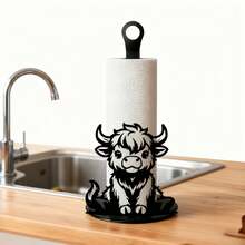 Butterfly Toilet Paper Holder, Suitable For Bathroom And Kitchen Decor, Suitable For Bathroom, Dining Table Rustic Style Home Decor. - Black Butterfly - View 7