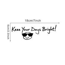 1件裝「Have A Nice Day!」與「Keep Your Days Bright」正向肯定貼紙 笑臉貼紙 - 彩色 - 查看 9
