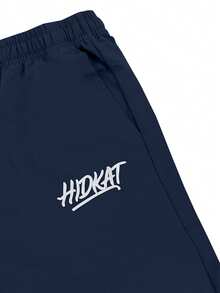 Women's Autumn Sports Long Pants With Drawstring Waist, Star , Street Outdoor Wide Leg Loose Casual Long Pants - Blue - View 5