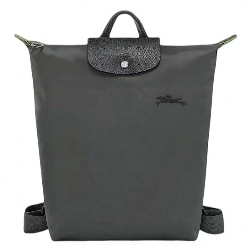 Longchamp Le Pliage Green Series Solid Color Ladies' Backpack 10284 919 P66 - Graphite 10284 919 P66 - View 1