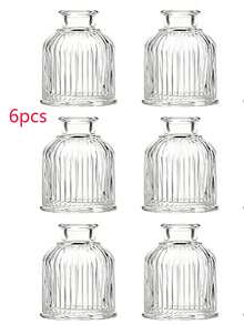 50ml Empty Home Fragrance Diffuser Bottle, Also Used For Vase Decoration, Diffuser Jar, Fragrance Accessories, For DIY Replacement Set, Party Gift (Single Bottle Without Cap) - Transparent - View 11