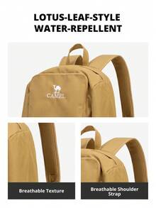 CAMEL CROWN Foldable Large Capacity Travel Backpack, Short Trip & Gym Storage Bag - Coconut Shell - View 3