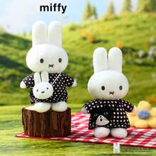 Miffy 毛絨吊飾娃娃，經典 Miffy 兔子設計，柔軟可愛，可裝飾包包與鑰匙圈，溫馨生日紀念禮物 - 彩色 - 查看 1