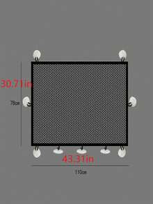 Pet Fences That Can Be Installed Without Drilling. They Are Suitable For Use In Kitchens, Bathrooms, Balconies, Living Rooms, And Other Areas; They Serve As Practical Tools For Keeping Humans And Pets Separate During Parties And Gatherings. - Black - View 10