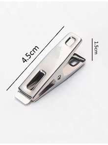 Kit 20 Grampos Prendedores De Roupa 100% Aço Inox Super Resistentes - 20 Padrao - Visão 9