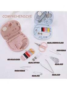Mini Travel Sewing Kit - Portable Emergency Repair Tool Set, Suitable For Beginners, Travelers And Hotel Guests, Includes Various Threads, Scissors, Hand Sewing Needles And Extra Accessories - Compact And Lightweight, Easy To Use - Multicolor - View 10
