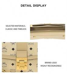 Mcm Tracy Series Printed Ladies Crossbody Clutch Bag With Chain Strap MYLDSXT01I8001 - Beige MYLDSXT01I8001 - View 9