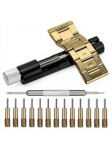 15pcs Watch Band Repair Tool Set, Watch Band Adjustment Tool Set, Watch Band Size Adjustment Tool, Watch Repair Pin Tool, Watch Adjuster, Double-Ended Spring Bar Tool, Compatible With Most Standard Smartwatches, Practical Watch Accessory Set, Great Gift For Watch Enthusiasts, Suitable For Daily Use And Professional Watchmakers - Black - View 7