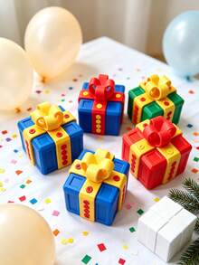 1 buah Kotak Hadiah Seru dengan Tutup Sekrup Plastik - Bentuk Geometris Interaktif, Hadiah Kreatif untuk Natal, Ulang Tahun, dan Hari Valentine; Wadah Plastik Tahan Lama, Dapat Digunakan Sebagai Kotak Penyimpanan Uang Tunai atau Kartu, Desain Tutup Sekrup, Pilihan Terbaik untuk Hadiah Liburan (Natal/Halloween) - Berbagai gaya - View 3