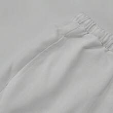 Women's Casual Comfortable Versatile Linen Loose Flowy Wide Leg Pants White Spring, Effortless Style - White - View 6