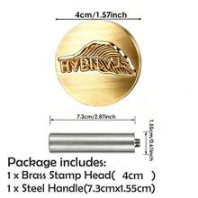 Custom 2.5cm/3cm/4cm/5cm Brass Leather Stamp Kit, Customized Brass Embossing Stamp , Leather Embossing Logo Stamp - Multicolor - View 13