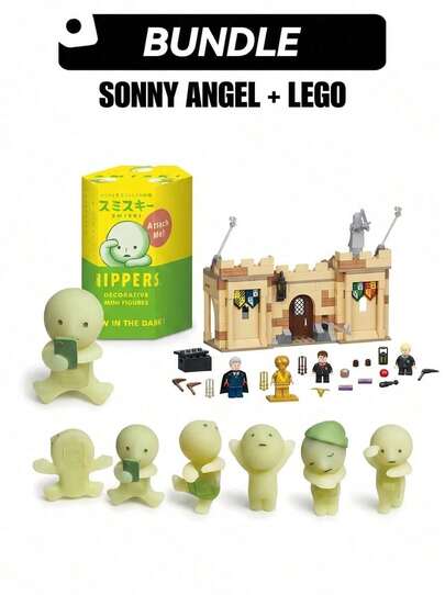[SONNY ANGEL+LEGO] Hippers Series & 76395 : First Flying Lesson Combo Set – 100% Authentic, Collectible, Blind Box, For Gift Birthday