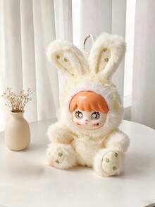 Cute Small Plush Rabbit Doll, Mini Plush Rabbit Doll Pendant, Birthday Gift Christmas Decoration Halloween (Internal Material Is Hard Non-Plush Filling) - Multicolor - View 9
