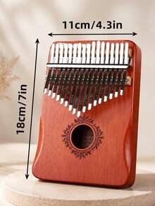 1 buah Piano Jempol 17 Tombol, Alat Musik Perkusi Jari Portabel, Mudah Dipelajari dan Dimainkan, Cocok untuk Pertunjukan Pesta, Pemula dan Profesional, Hadiah dan Dekorasi Sempurna untuk Rumah dan Kantor - MultiWarna - View 2