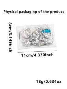 56件裝 綠松石吊墜辮子髮珠 辮髮髮環 波希米亞風髮飾 辮髮飾品 女款 - 金色 - 查看 6