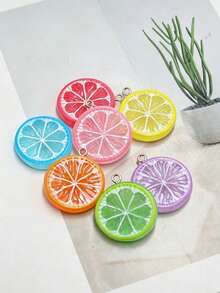 10/20/100pcs Double-Sided Lemon Slice Jewelry Accessories DIY Earrings Pendant Keychain Phone Charm Bag Pendant Doll Machine - Small Lemon Slices - View 4