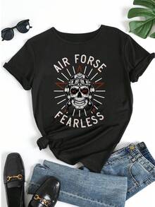 Women T-Shirts - 黑色 - 查看 5