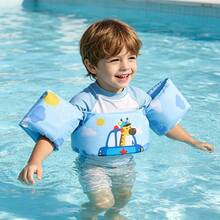 1pc Swimming Vest With Adjustable Shoulder Straps And Quick-Release Buckles, Suitable For People Weighing 10 To 25kg. Perfect For Indoor Pools And Beaches - Multicolor - View 9