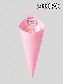 Customizable Text Petal Paper Cones, Suitable For Wedding Favors, Bridal Showers, Birthday Confetti, Christmas, And Halloween Party Decorations. - Multicolor - View 24