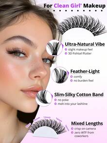 RITALASH 2527/ 592/655/640/384pcs Individual Lash Clusters Kit 4 Trays Volume Lashes With Lash Bond And Seal Lash Remover Lash Tweezer For Travel/Cosply/Daily Use For Beginner Waterproof Resuable Eyelash Extensions At Home - Black - View 6