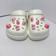 5/10pcs-Shoe Charms Set-Detachable ABS Accessories, 3D Cute Capybara-Glow In The Dark, Solid Color, Suitable For Clogs DIY Sandals-Ideal For Various Holidays And Parties, Perfect Christmas Gift - Solid Color - View 5