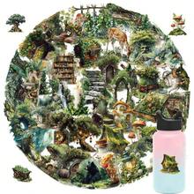 50pcs Forest Theme Green Transparent Sticker Pack Cartoon Design For Phone Cases, Laptops, Scrapbooks & Journals - Unique Decorative Stickers Decals - Multicolor - View 6