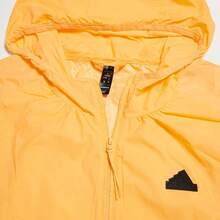 Adidas Spring/Summer Lightweight Hooded Women's Sports Jacket, Loose Comfortable Jacket Top Outerwear IM8836 - Bright Yellow - View 2