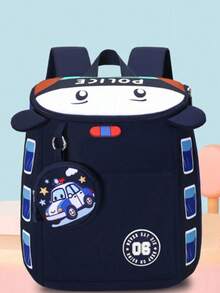 New Cartoon Anime Backpack Kindergarten Lightweight School Bag Unisex Backpack - A - View 12