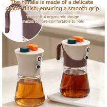 1pc Olive Oil Spray Bottle, Kitchen Essential, Can Hold Soy Sauce, Vinegar, Seasoning, Suitable For Camping, BBQ, Baking, Cooking, Salad And More, Multiple Styles Available, Leak-Proof Kitchen Oil Bottle, Edible Oil Spray Bottle, Olive Oil Bottle, Fitness Salad BBQ Spray Oil Bottle, Vinegar Bottle - View 5