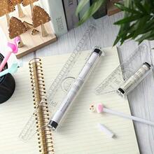 2pcs Plastic Ruler Drawing Roller Ruler Parallel Ruler Multi Functional Drawing Design Ruler Used For Measurement Drafting Schools And Offices - 2pcs Set - View 6