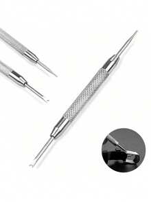15pcs Watch Band Repair Tool Set, Watch Band Adjustment Tool Set, Watch Band Size Adjustment Tool, Watch Repair Pin Tool, Watch Adjuster, Double-Ended Spring Bar Tool, Compatible With Most Standard Smartwatches, Practical Watch Accessory Set, Great Gift For Watch Enthusiasts, Suitable For Daily Use And Professional Watchmakers - Black - View 6