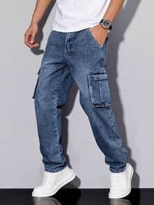 Men Jeans - Blue - View 4
