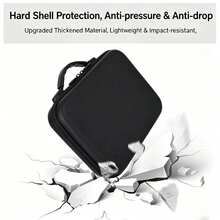 Hard Shell Portable Storage Case, Compatible With Osmo Action 5 Pro / Action 4 / Action 3, Shockproof Protection Travel Carrying Bag, With Custom Foam Cutouts, Mesh Pocket And Comfortable Handle, Can Store Full Set Of Camera Accessories - View 12