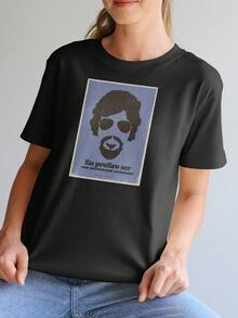 Camiseta Cantor Raul Seixas Brasileiro Mpb 100% Algodão Streetwear Unissex Plus Size Camisa Masculina Feminina Blusa Brasil - Preto - Visão 3